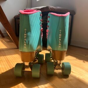 Impala sidewalk roller skates. Never worn, only tried on. US women’s size 9